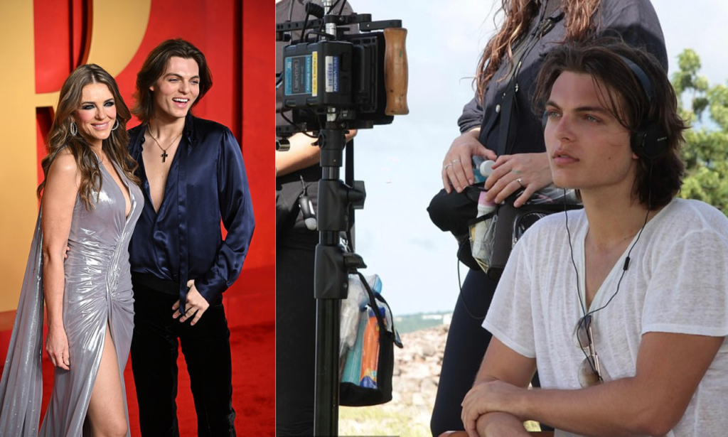 Damian Hurley has stepped into the director's chair for his debut film, "Strictly Confidential," directing none other than his own mother, Elizabeth Hurley, in some daring scenes. 