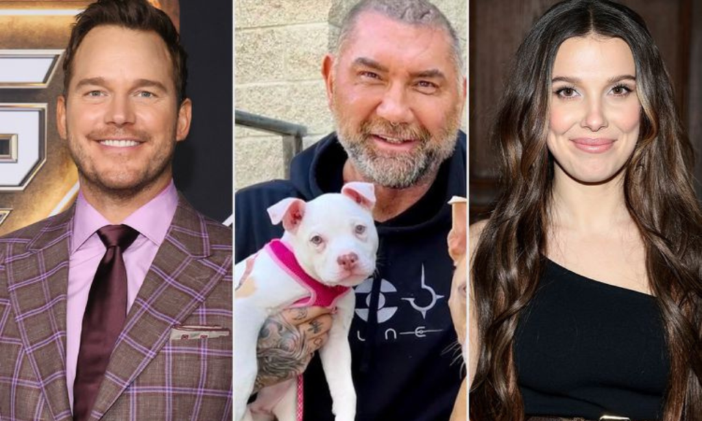 How Dave Bautista was persuaded to adopt a dog by Millie Bobby Brown and Chris Pratt: "I just fell in love"
