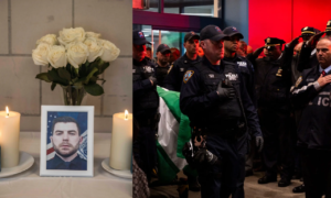 NYPD officer shot, killed during traffic stop leaves behind wife and baby