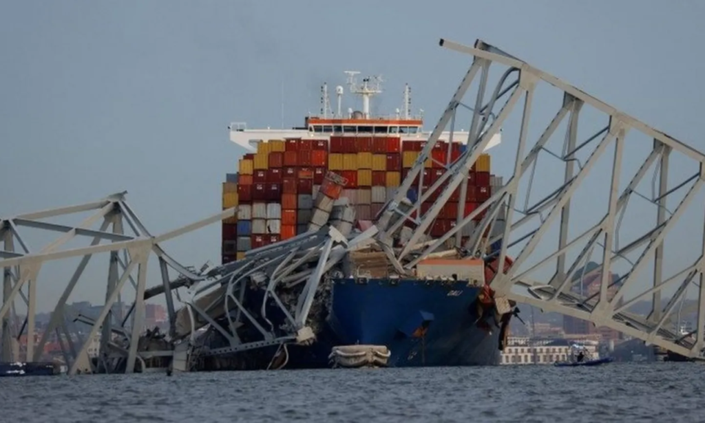 Six presumed dead after cargo ship crash destroys Baltimore bridge