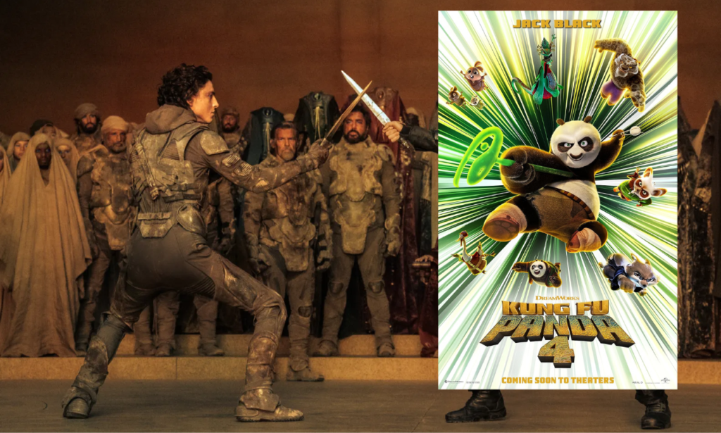 ‘Kung Fu Panda 4’ Takes the Lead at the Box Office, Outshining ‘Dune 2’ as 'Arthur the King' Falls Short.