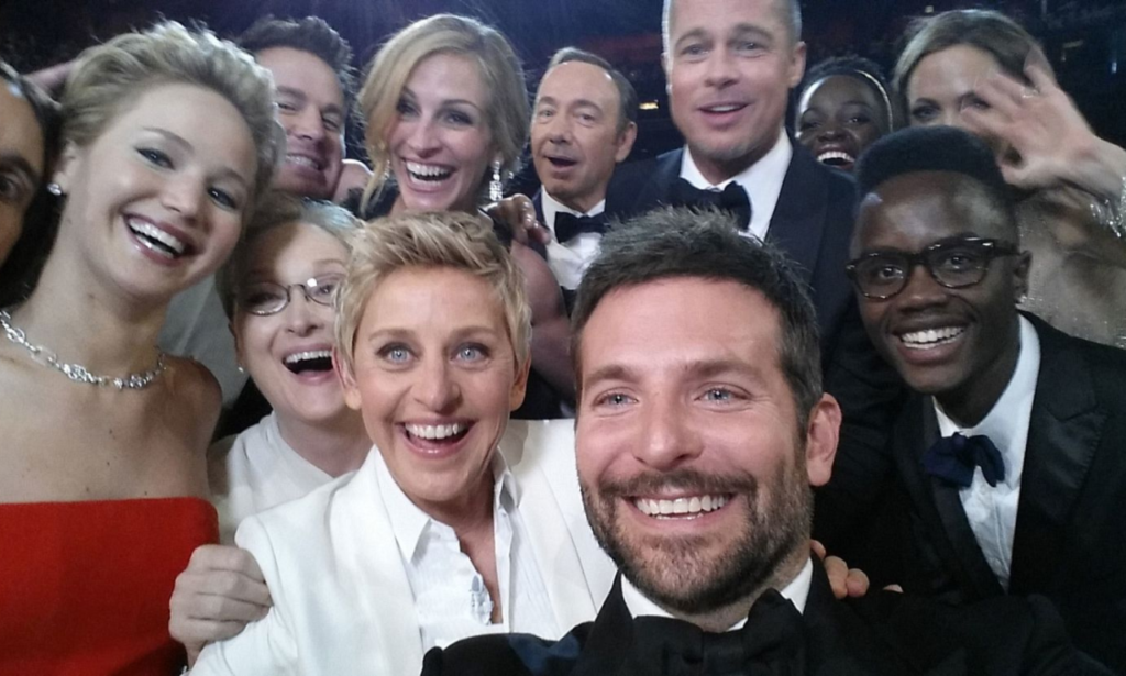 ellen's Oscar selfie