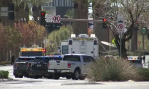 A shooting Monday inside a law office in the affluent Summerlin neighborhood of Las Vegas left three people dead, including the shooter, police said.