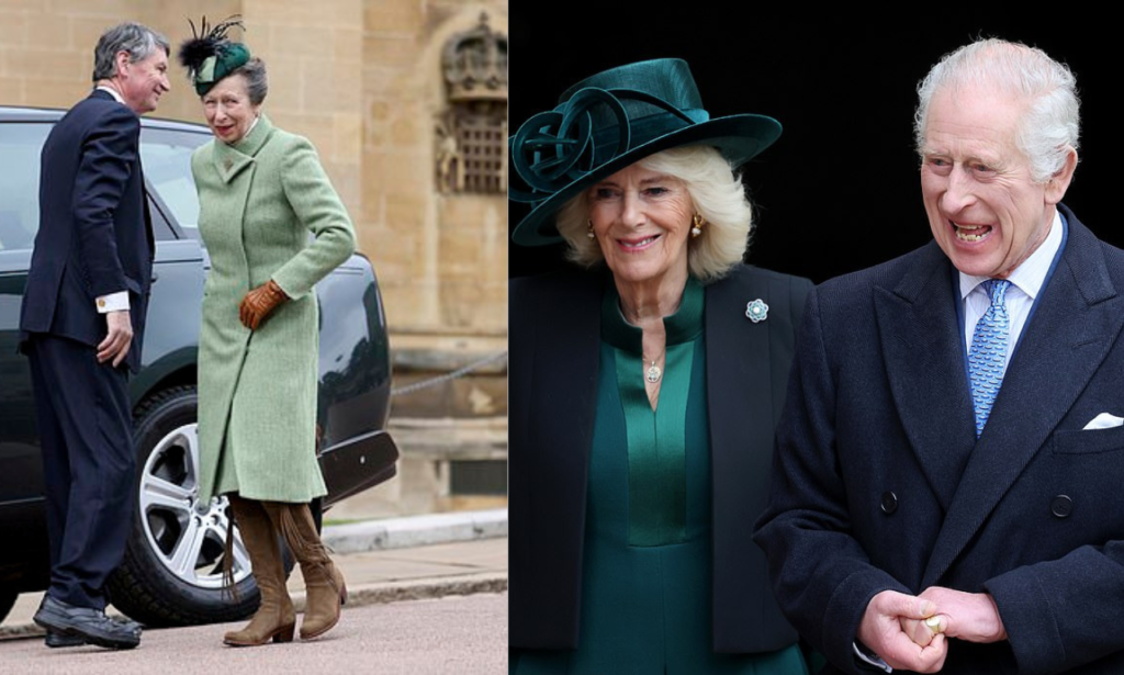 Queen Camilla also showed relaxed body language, indicating her support for her husband's return to public life.