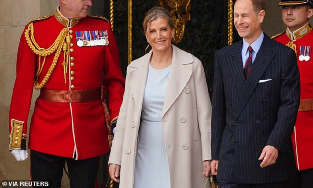 The Duchess of Edinburgh and Prince Edward, the Duke of Edinburgh, are stepping in on behalf of King Charles today