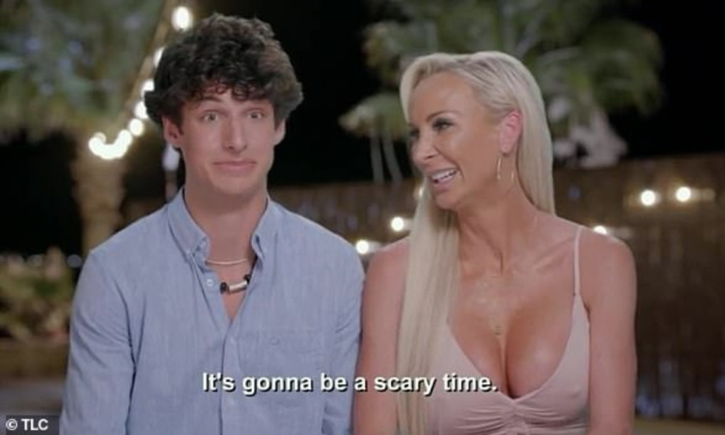 When the US series aired in January, viewers were shocked watching the show unfold. In one scene, single mum Kelle and her son Joey talked about her breasts 